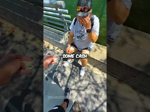 Helping a homeless man who lost his job due to his unfortunate health conditions..  🙏