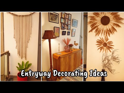 Entryway Decorating Ideas || My First Floor Entryway Cleaning And Organizing