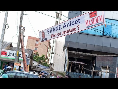 YouTube video thumbnail: Cameroon: Douala Mourns Anicet Ekane as Questions Remain Over his Death