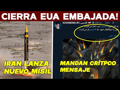 EUA CIERRA EMBAJADAS! SALEN HUYENDO. IRÁN LANZA MISIL KHAIBAR. TRUMP QUEDA ATÓNITO