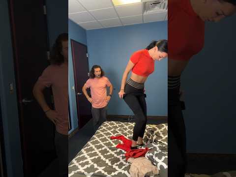 wife surprises husband! 😯 #funny #youtubeshorts #comedy #youtube