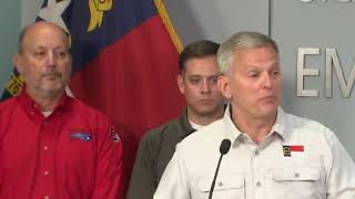 Gov. Stein briefs North Carolina as Hurricane Erin nears