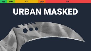 Talon Knife Urban Masked Wear Preview
