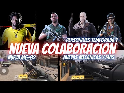 ULTIMA HORA!! NUEVA COLABORACION + MECANICAS DE MOVIMIENTO + PERSONAJES TEMPORADA 7 | COD Mobile