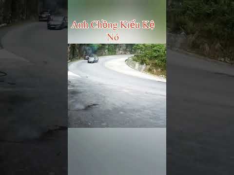 Tông cái nhẹ mà xe đi luôn xuống vực #lái xe an toàn #youtubeshorts #shortvideo