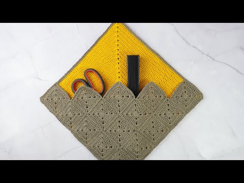 TUTORIAL ORGANIZADORES DE GRANNY SQUARES  PASO A PASO