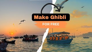 How to convert your Images into Ghibli Art for Free | AI | Chat GPT