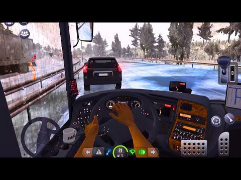 🚍🎮  Snowy Drive Bus Simulator Gameplay: Drive, Explore ! 🌍🚦" 🎥✨