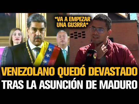 VENEZOLANO QUEDÓ DEVASTADO TRAS LA ASUNCIÓN DE MADURO