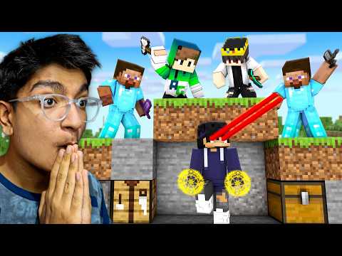 Minecraft Manhunt (1V2) But I Secretly used SUPERPOWERS