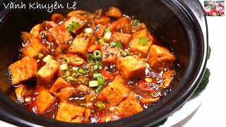 Nấu Mâm Cơm 3 Món Trong 30 Phút - Cho Người Ăn Chay hay Mặn - Canh Cà Chua, Đậu Hũ Kho, Vanh Khuyen