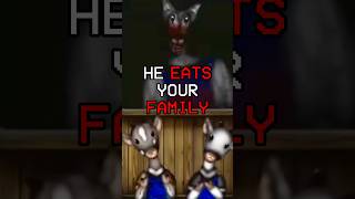HE EATS YOUR FAMILY | The Wolf and the Seven Little Goats #shorts #analoghorror