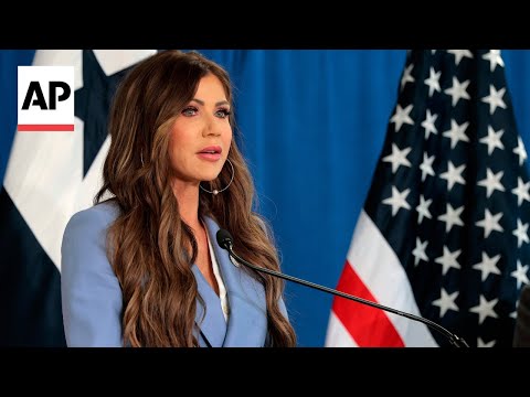 YouTube video thumbnail: Noem Observes Deportation Flight in Panama as Trump Prioritizes Immigration Crackdown