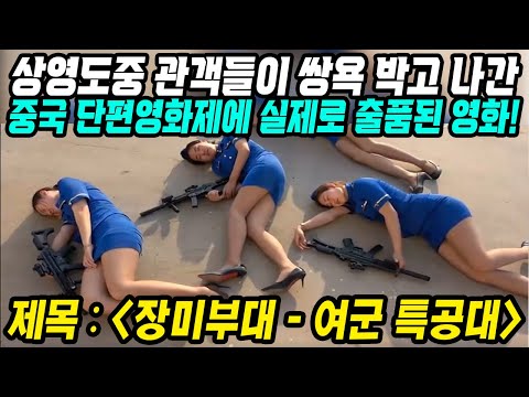 중국반응│장미부대 : 여군특공대│중국 단편영화제에 실제로 출품된 영화│나의 항마력을 테스트할 수 있는 극강의 시청 난이도 우울할 때 보면 더 우울해지는 영화│중국어로[路]