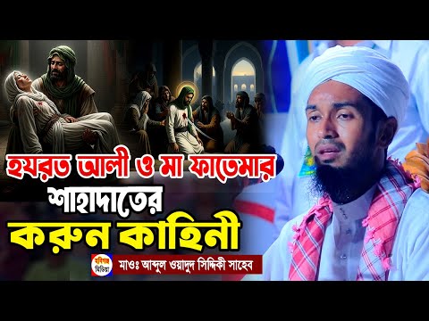 মা ফাতেমা ও হযরত আলীর শাহাদাতের করুন কাহিনী| abdul wadud siddiki আব্দুল ওয়াদুদ সিদ্দিকী