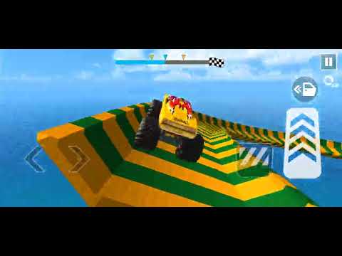 Monster Truck Stunt Challenge Mode Android Car Stunt Game Play part2 Android IOS Game Play | Dev M