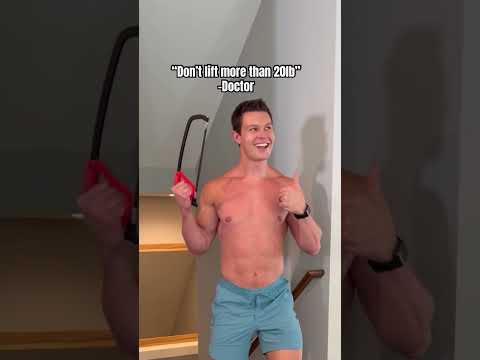 When the Doctor tells you not to lift more than 20lb… #shorts