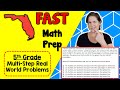 Florida FAST Math Test Prep for 5th Grade