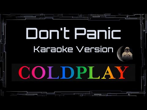 Coldplay • Don’t Panic (CC) 🎤 [Karaoke] [Instrumental]