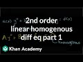 Understanding Second Order Differential Equations