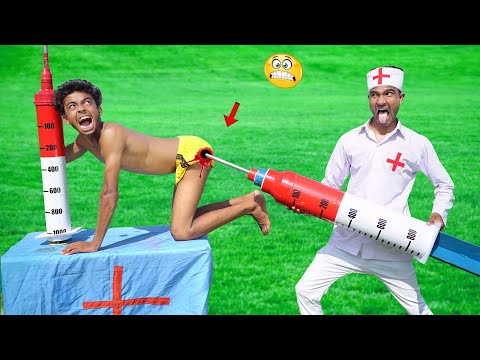 Top New Comedy Video Amazing Funny Injection Video 2025😂 Try To Not Laugh 2025Ep 170 Doctor Spider
