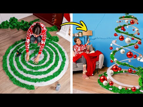 Crafting Unique & Beautiful Alternative Christmas Trees! 🎄👌