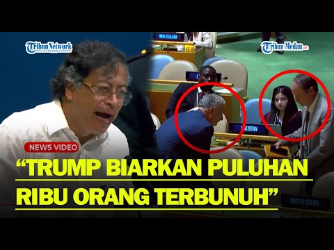SUASANA MEMANAS❗ UTUSAN Amerika Sampai Walk Out Saat Presiden Kolombia Semprot Trump