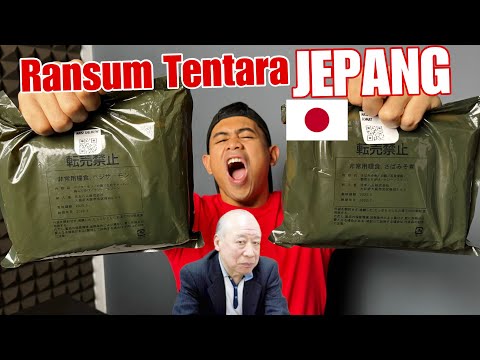 KIMOCHI! MUKBANG 2 PACK RANSUM TENTARA JEPANG !!