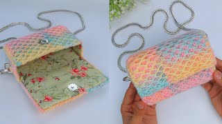 Stunning Crochet Small Bag Tutorial - Easy & Beautiful Crochet Bag for Beginners