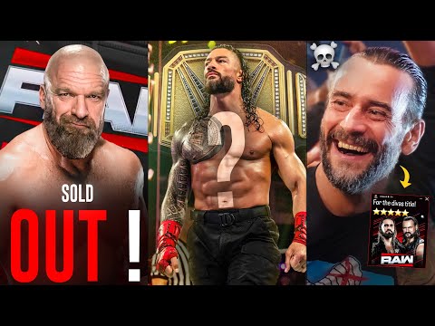 ROMAN Reigns UNDISPUTED Champion AGAIN! SOON? RAW Netflix SOLD OUT 💥 CM Punk TROLLS Seth Drew