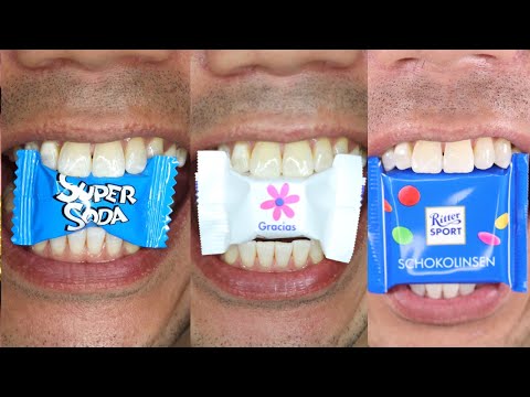 ✨Satisfying Chocolate & Candy ASMR ‼️😋🍫🍬 #long #asmrcompilation #asmr #asmrfood #chocolate