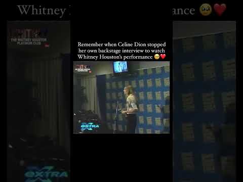 We love that the amazing Celine Dion was such a big Whitney fan! ๐ซถ โจ