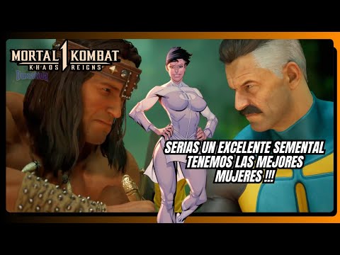 Omniman Quiere Reclutar a Conan Como Un Semental Dialogos Español Latino Mortal Kombat 1 Khaos Reign