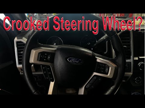 Is your Super Duty Steering Wheel Off Center? Ford Super Duty Alignment Made Easy!