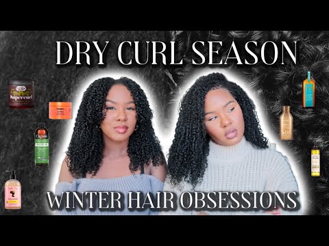 DRY CURL SEASON❄️  CURLY HAIR FAVES FOR WINTER