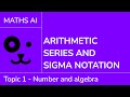 Arithmetic Sequences and Series Concepts