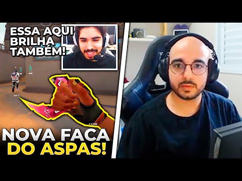 ASPAS MOSTROU SUA NOVA SKIN DE FACA (KARAMBIT VCT)! SACY CAIU NA ULT DO TEJO - VALORANT CLIPS