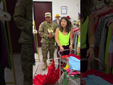 Clever military reunion brings wife to tears!