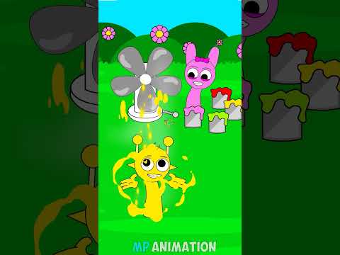 NEW Color mix Fan Challenge Sprunki Animation #sprunki