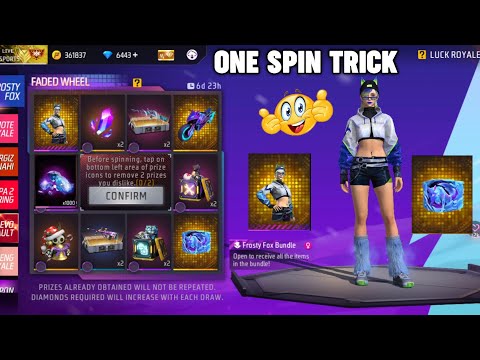 New Faded Wheel 1 Spin Trick | Free Fire New Event Today | New Event Free Fire 🔥| Frosty Fox Spin