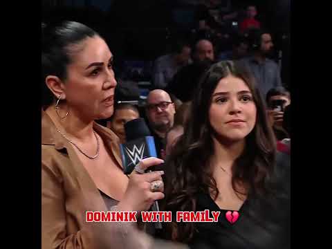 Rhea Ripley with Family🥰 But Dominik Mysterio With Family💔 WWE edits #wwe #shorts #edit #rhearipley
