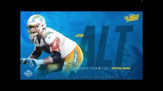 Chargers reacting to Joe Alt being a charger…