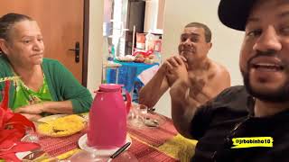 MAINHA ENSINA A JR BOBINHO COMO SE TOMA UM CAFÉ