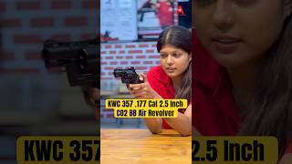 KWC 357 .177 Cal 2.5 Inch CO2 BB Air Revolver - Full Metal At Airsoft Gun India #kwc #co2airgun