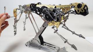 Dynamic Leopard Metal Model Kit | Magnetic Games