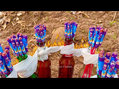 EXPERIMENT : 100 Firecracker Rockets