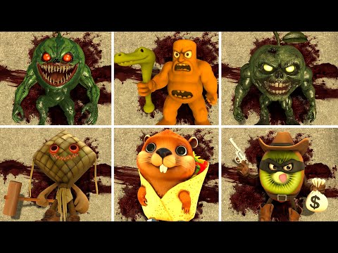 I TORTURE NEW KETUPAT KEPAT  KIWITTO BANDITTO   ALL ITALIAN BRAINROT MEMES FAMILY In GMod
