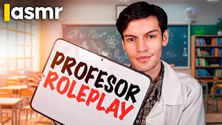 ASMR Español Roleplay Profesor para ayudarte a dormir
