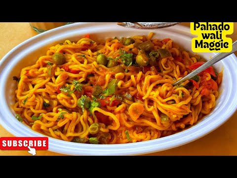 My Recipe of Maggie | Pahado wali Maggie Recipe | Maggie Noodles Recipe 🥰