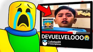 Este Juego de Roblox Hace LLORAR a los Niños (Roba un Brainrot)
